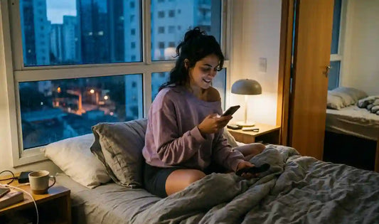 Acessório de autocuidado silencioso whisper-quiet para rotina de sono e bem-estar solo, Hello Cool Girl