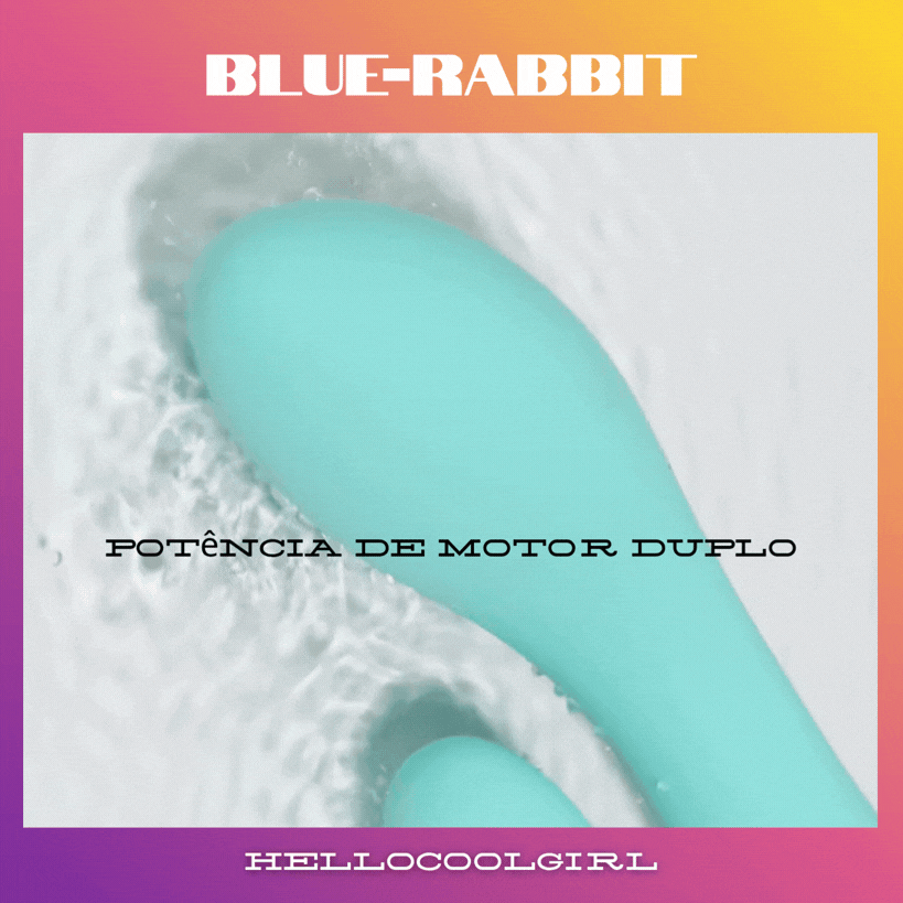 Blue Velvet Rabbit Vibração Dupla Ponto G e Clitóris