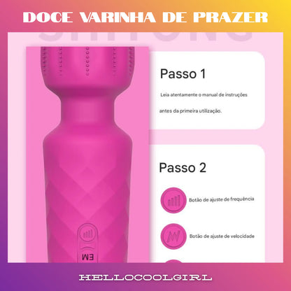 Guia de botões e controle de frequência Doce Varinha de Prazer