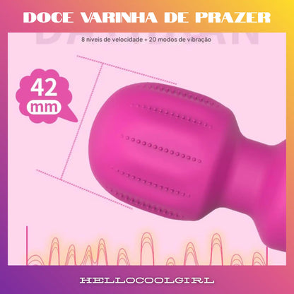 Medida da cabeça de 42mm Doce Varinha de Prazer ergonômica