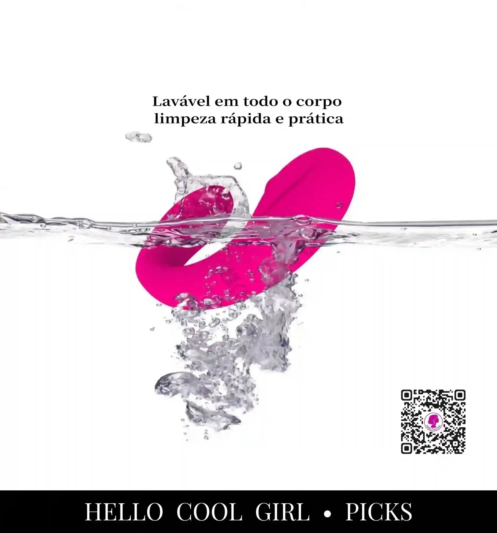 Aura Bloom vibrador totalmente lavável ideal para uso no banho.