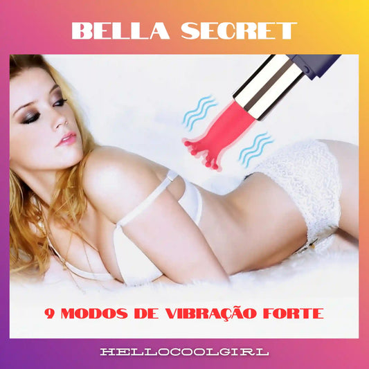 BellaSecret com 9 padrões de vibração intenso para momentos a sós. Certificação e Remessa Conforme.