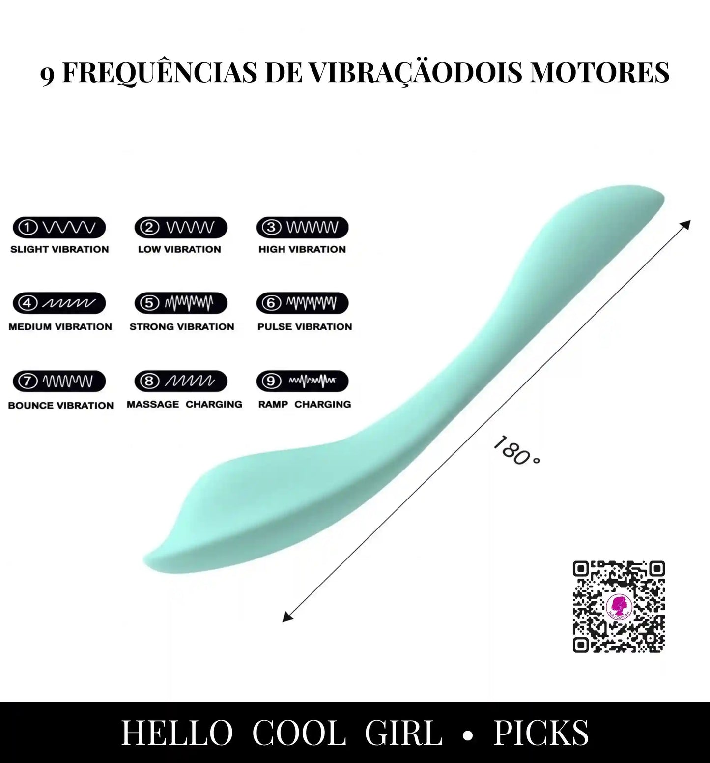 Interface de 9 modos de vibração ajustáveis do vibrador vestível Borboleta Bloom.