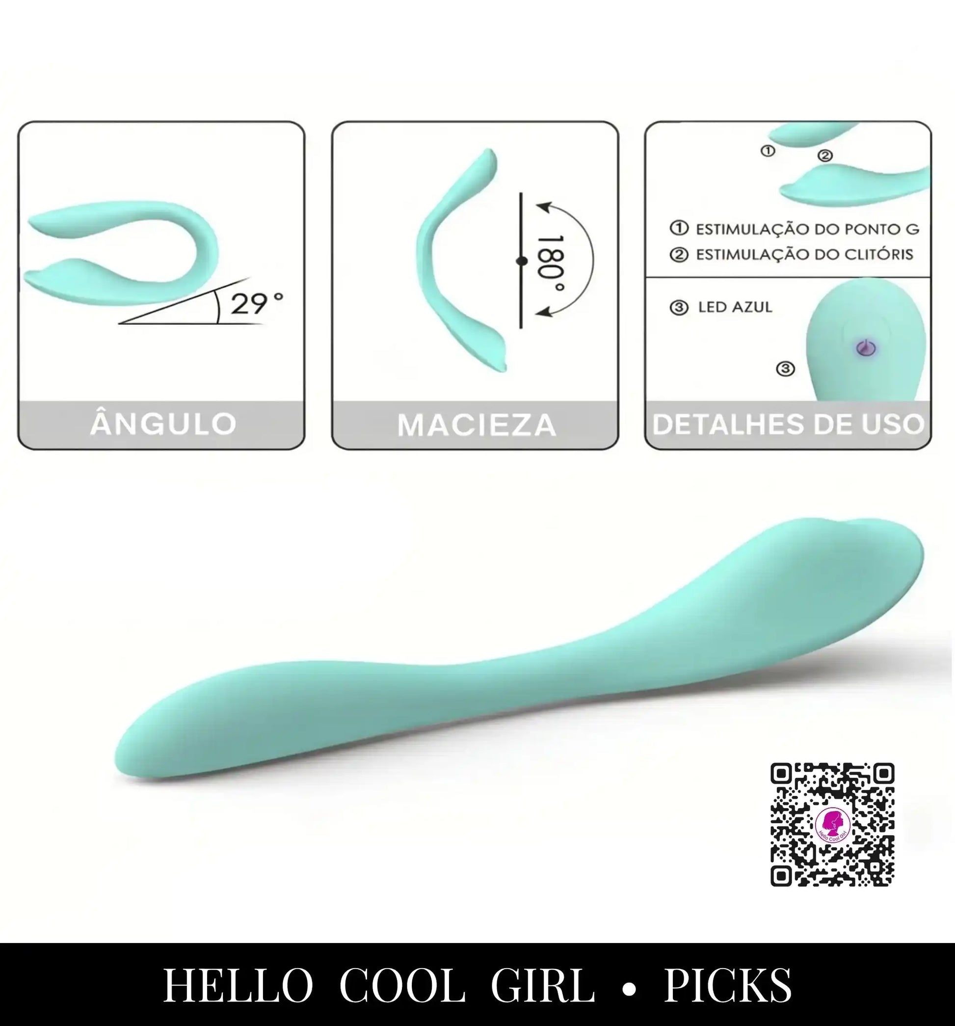Guia de uso e controle remoto sem fio para o vibrador Borboleta Bloom.