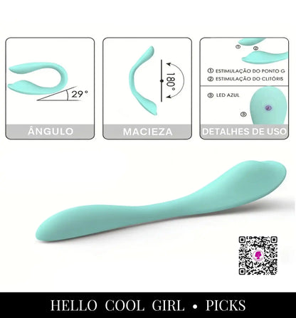 Guia de uso e controle remoto sem fio para o vibrador Borboleta Bloom.