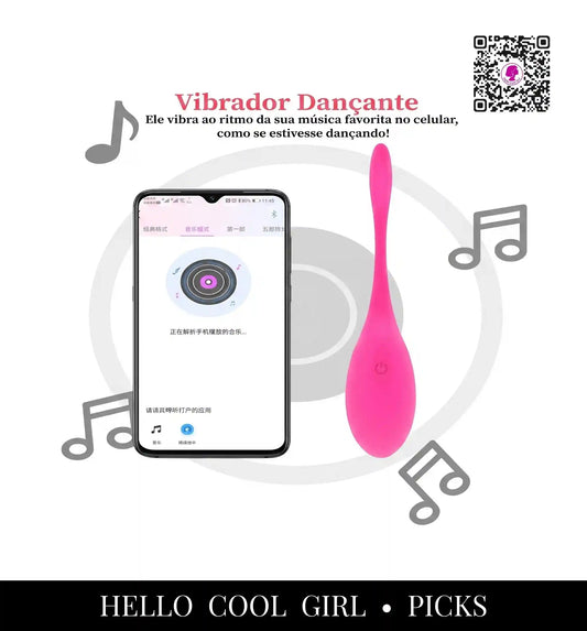 Melody Bunny vibra conforme sua música favorita via conexão app.