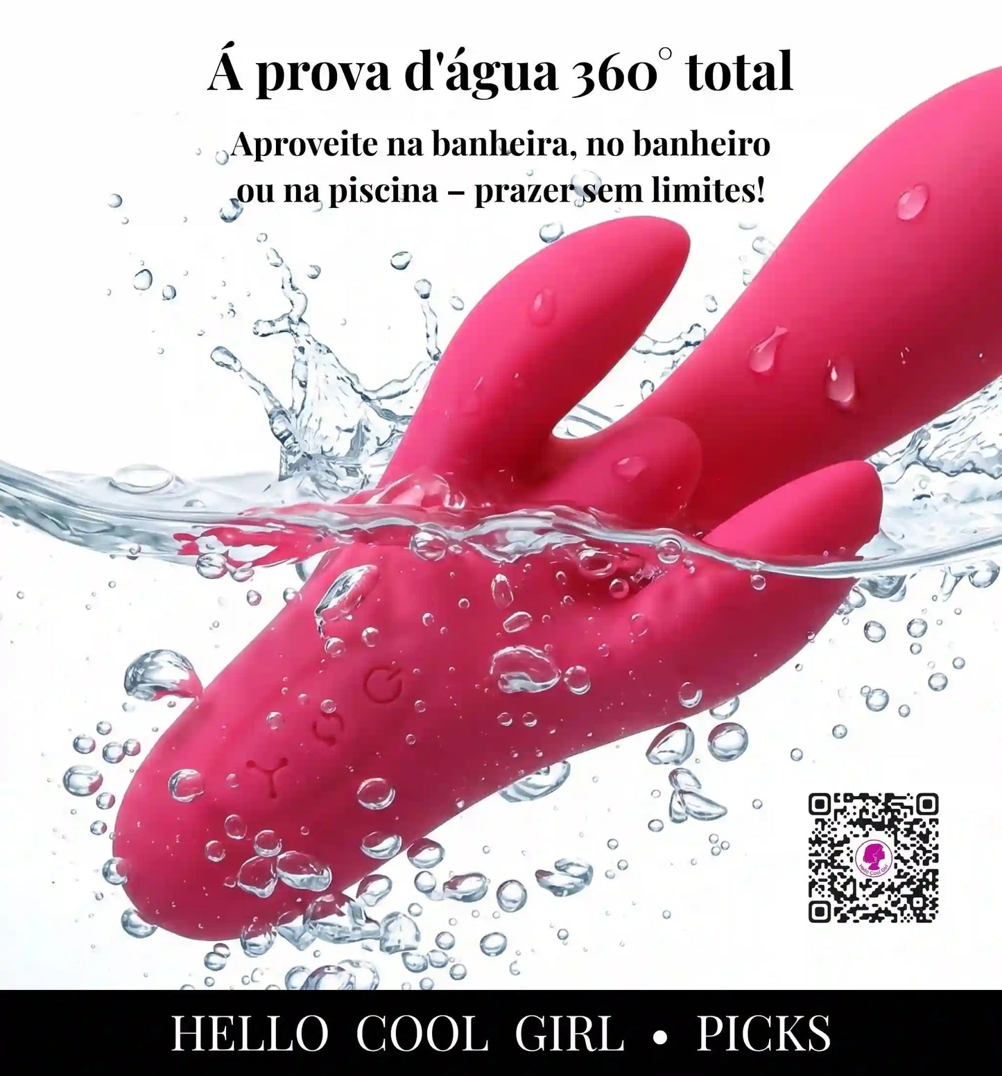 Mini Monstros impermeável perfeito para uso relaxante debaixo d'água.