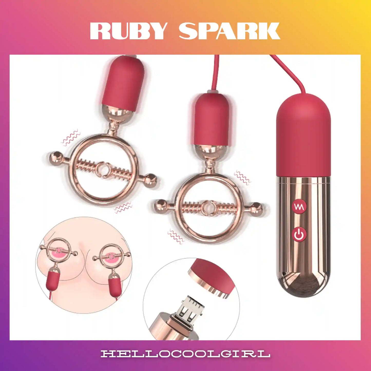 Visualização do sistema de vibração dupla nos terminais do Ruby Spark.