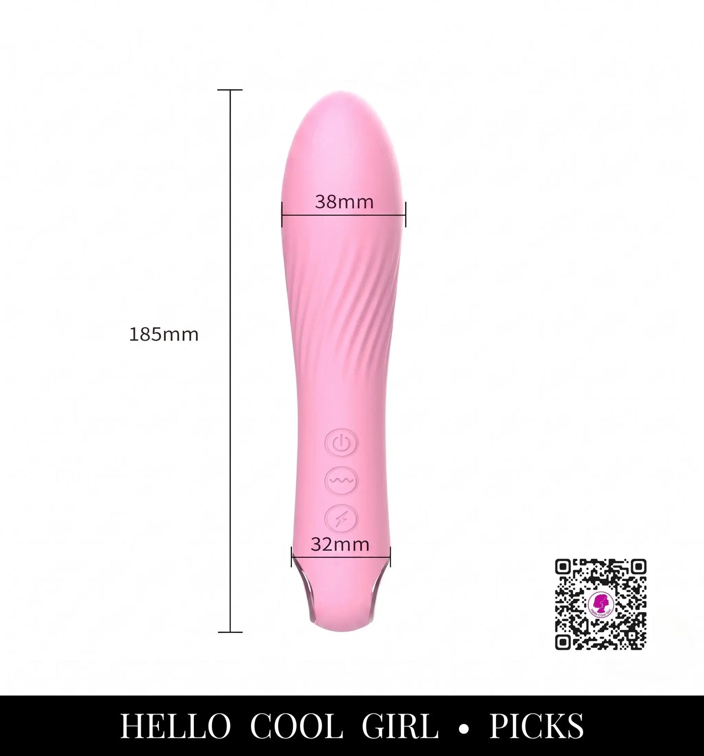 SilkRose dimensões de 185mm ergonômico para uso íntimo confortável no Brasil. Certificação e Remessa Conforme.
