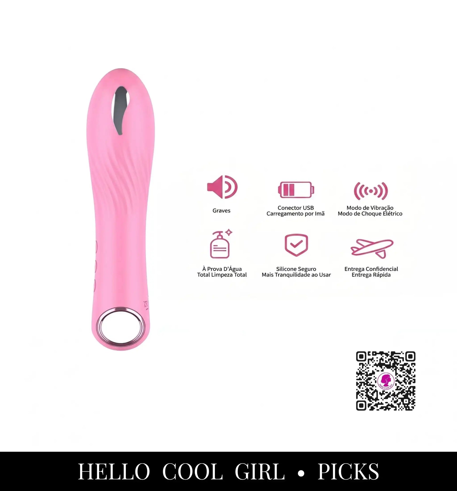 SilkRose vibrador à prova d'água e silencioso para banho no Brasil. Certificação e Remessa Conforme.