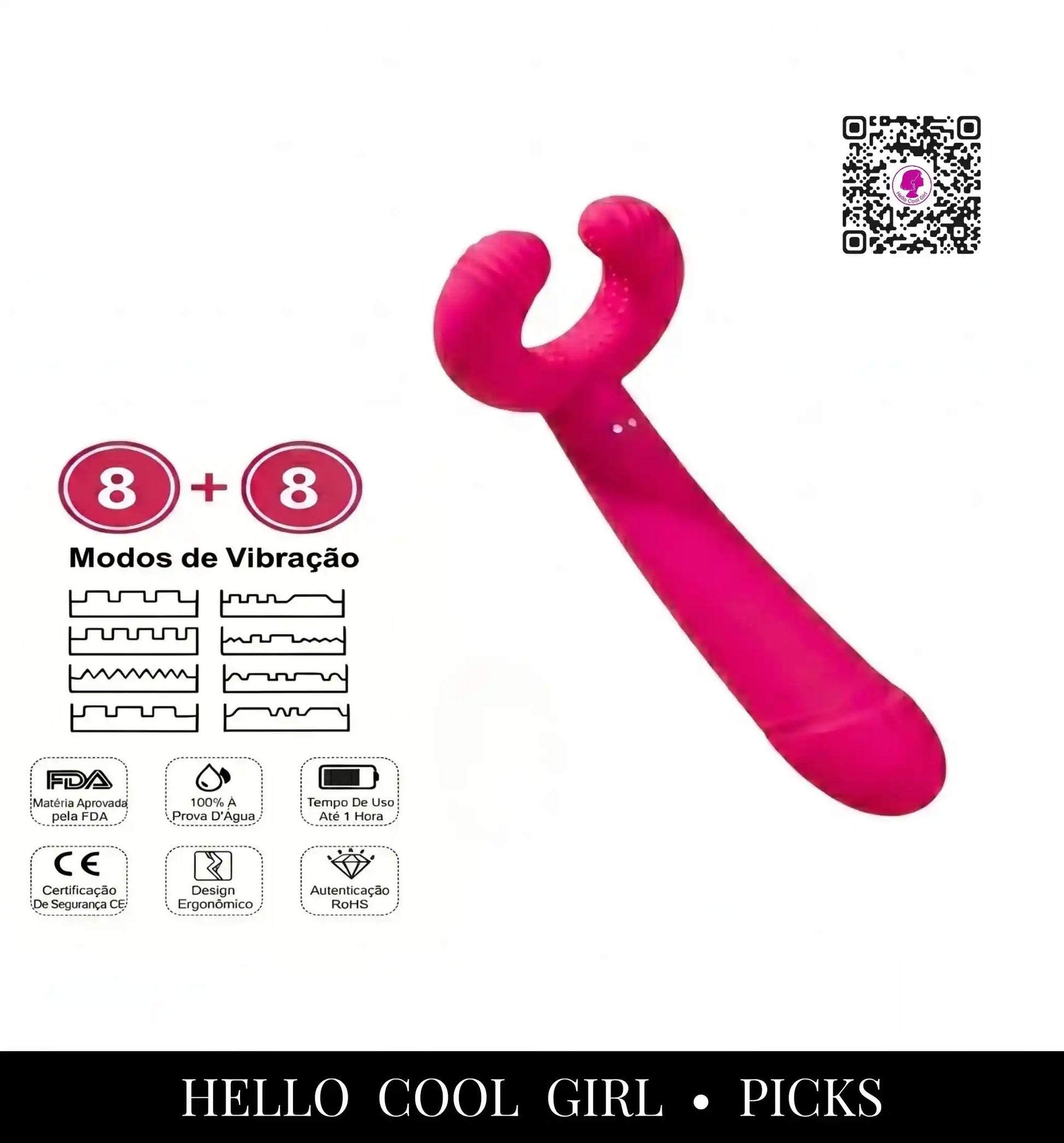 VelvetBunny 16 Modos de Vibração ideal para orgasmos múltiplos no Brasil. Certificação e Remessa Conforme.
