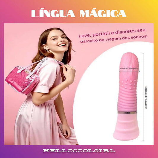 Língua Mágica tamanho 212mm portátil discreto para viagem Remessa Conforme